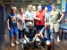 Turnaj 16.7.2013 zleva T. Havlena, S. Havlenová, H. Havlena, Rosa, Courton, Tschunko, Marek, sedí Šinákl a Kroihler.
